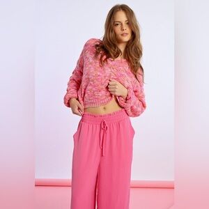 LILI Sidonio Pink Poppy Sweater